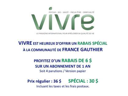 Spécial Abonnement - France Gauthier